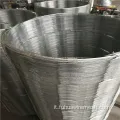 Serie di filo spinato con rasoio zincato